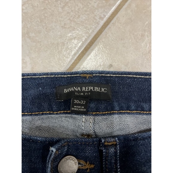 Banana Republic Men's Slim Blue SZ 30/32 Jeans BRAND NEW - Picture 2 of 3